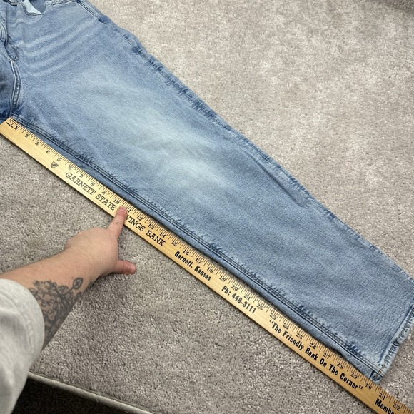 American Eagle Jeans Womens 18 Tall Blue Highest Rise 90s Boyfriend Stretch Fade - Picture 8 of 8